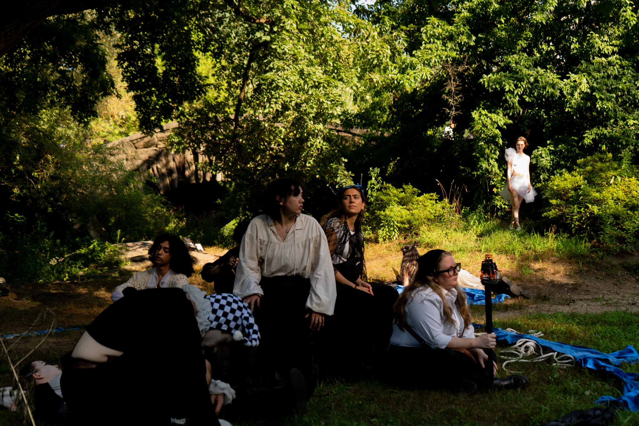 The Tempest, the company between scenes
