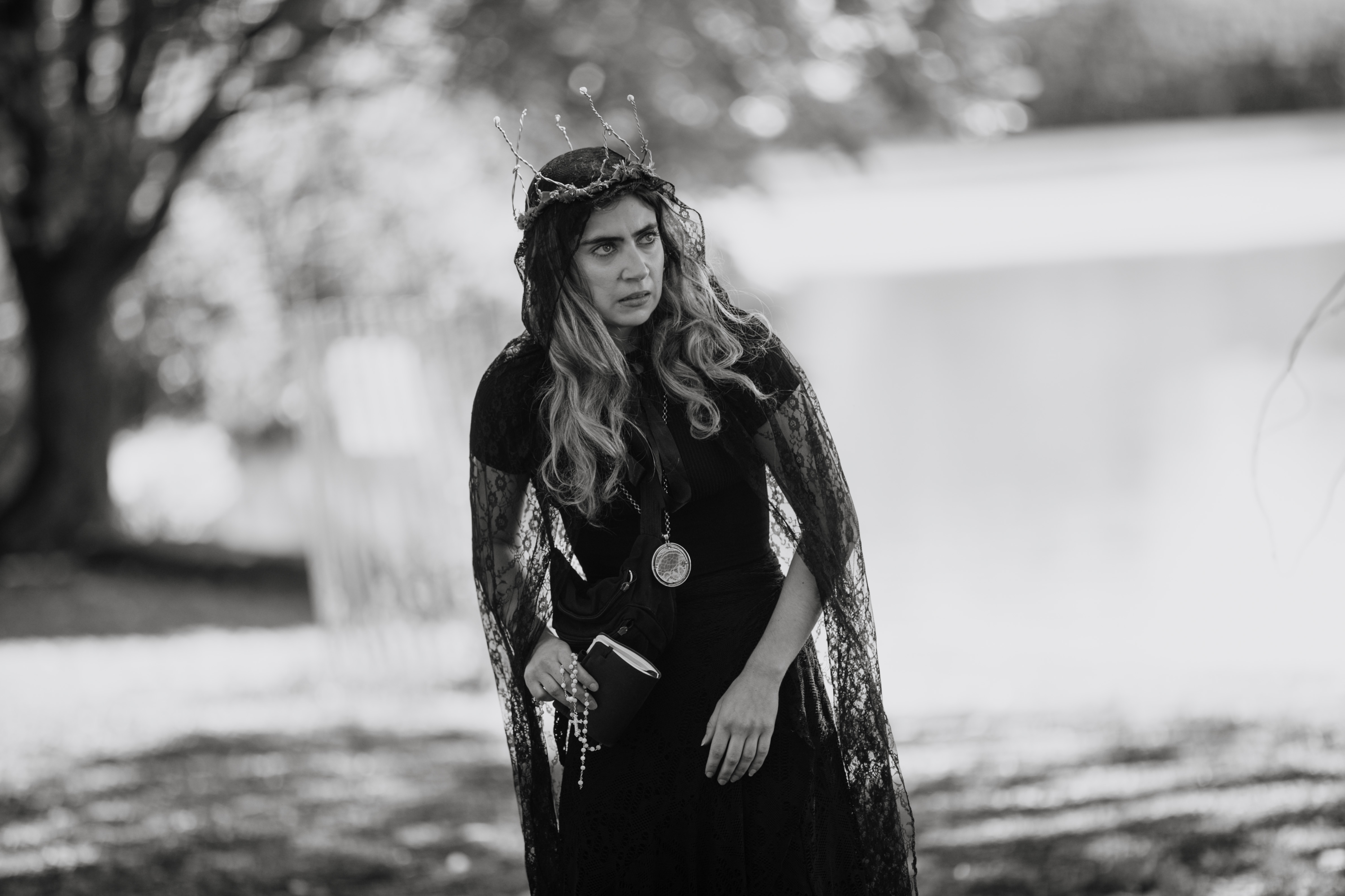 The Tempest, Alonso in black and white
